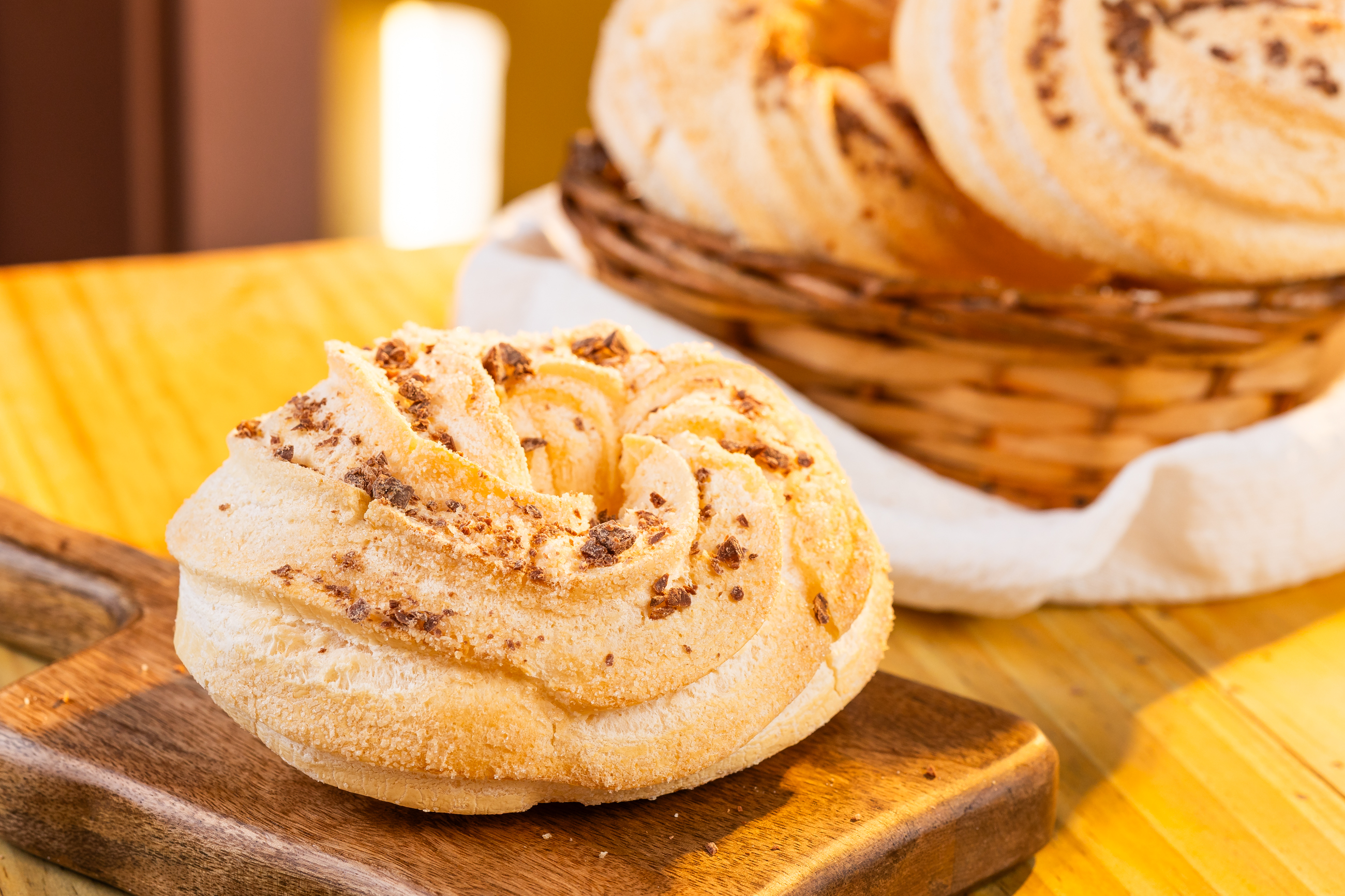 Rosca doce em destaque