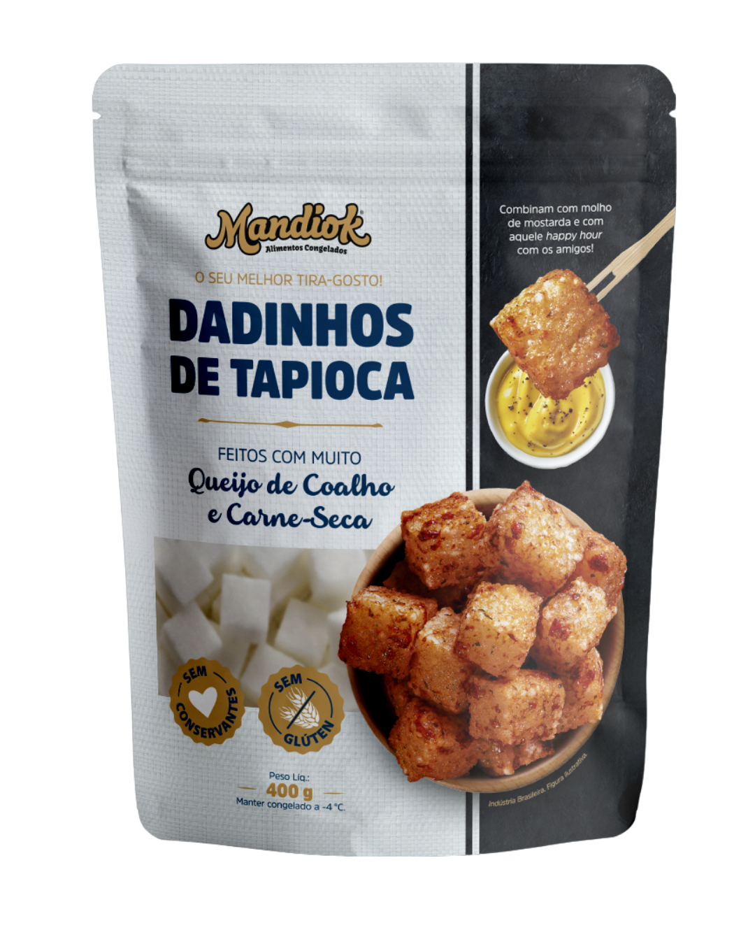 Dadinho de Tapioca com Carne