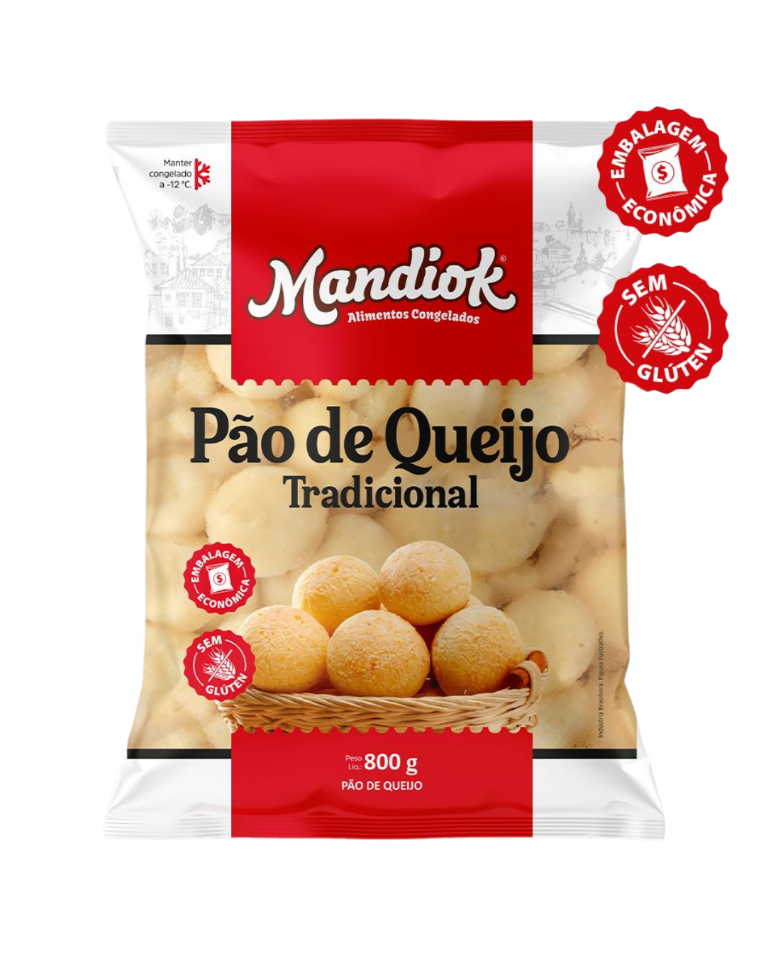 Pão de Queijo Tradicional 800g