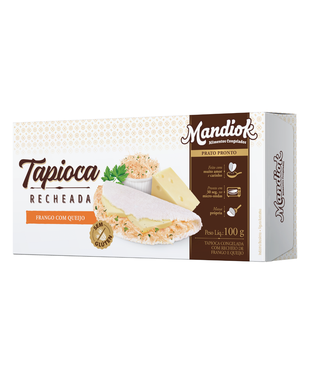 Tapioca de Frango e Queijo